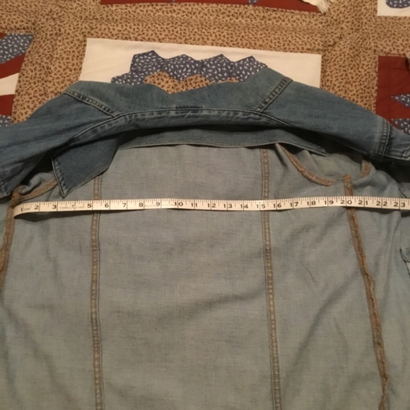 NWOT Gap 1969 Oversized Long Denim Jacket - Picture 6 of 7